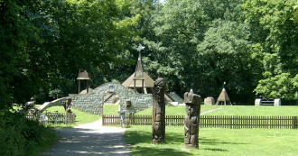 Spielplatz auf der Insel